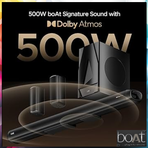 boAt launches Aavante Prime 5.1 5000DA soundbar with Dolby Atmos