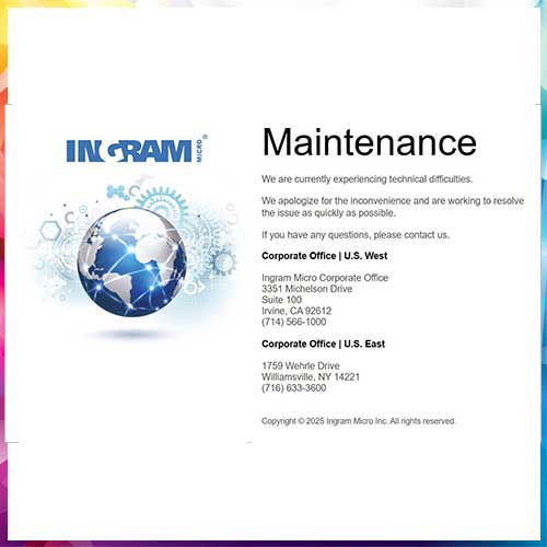 Ingram Micro hit by an IT outage, customers point to an apparent cyberattack Ingram Micro hit by an IT outage, customers point to an apparent cyberattack