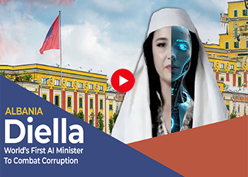 Albania Names Diella, World’s First AI Minister to Combat Corruption