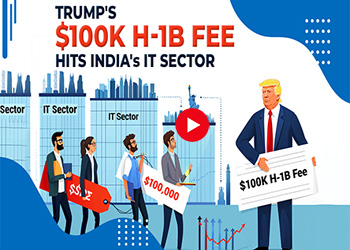 Trump's $100K H-1B Fee Hits India's IT Sector