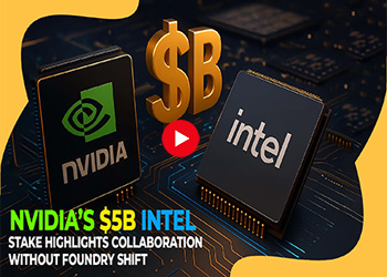 Nvidia’s $5B Intel Stake Highlights Collaboration Without Foundry Shift