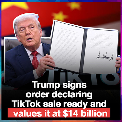 Trump signs order advancing $14 billion TikTok sale to address national security concerns
