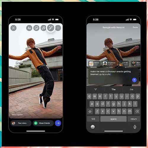 Instagram adds AI editing feature to Stories for photos and videos