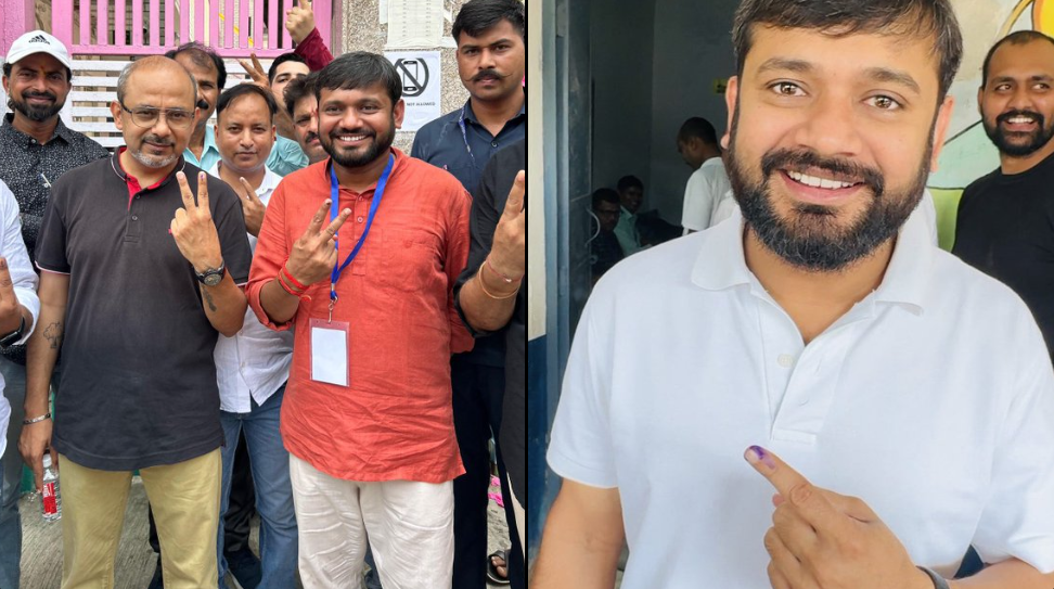 Viral Images Falsely Accuse Kanhaiya Kumar of 'Double Voting'