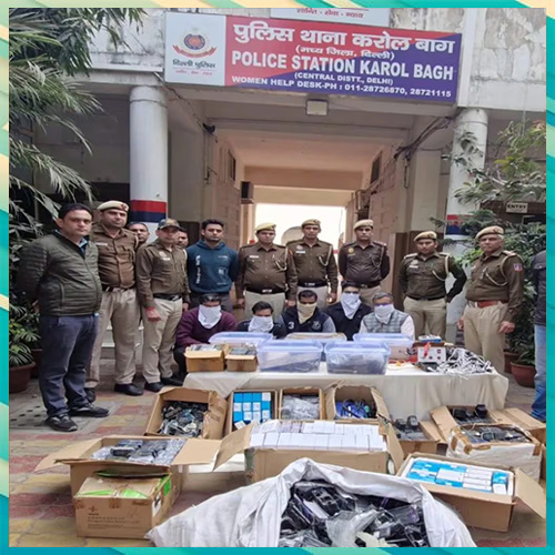 Delhi Police Bust Karol Bagh Mobile-Factory, Seize 1,826 Phones