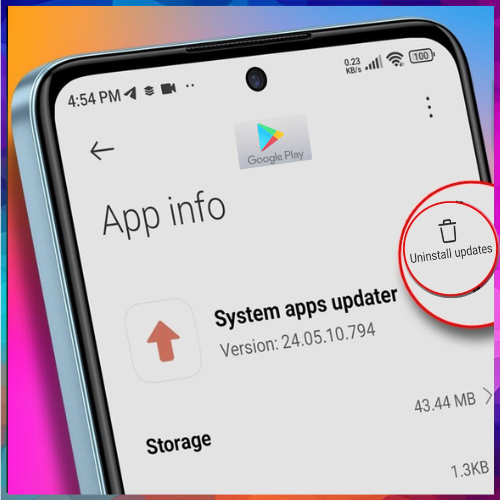 Google updates Play Store, removes easy rollback option for system app updates