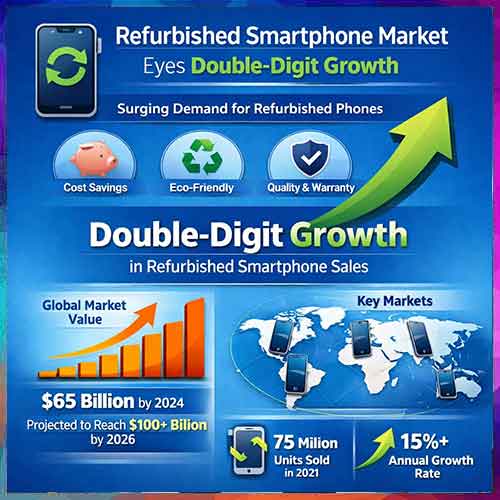 Refurbished Smartphone Market Eyes Double-Digit Growth
