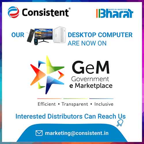 Consistent Infosystems lists desktop PCs on Government e-Marketplace