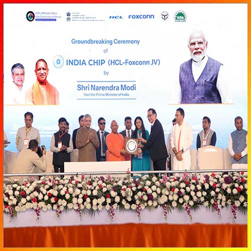 PM Modi Lays Foundation for India Chip JV in Jewar