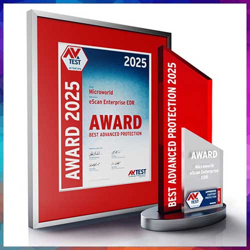 eScan Enterprise EDR wins AV-TEST 2025 Award for Advanced Ransomware Protection