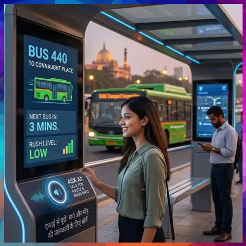 Delhi plans AI-enabled bus stops to offer real-time travel updates
