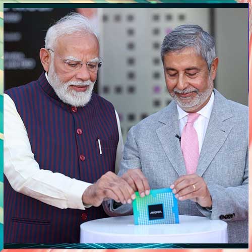PM Modi Inaugurates Micron’s First Chip Packaging Plant in Gujarat