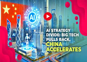 AI Strategy Divide: Big Tech Pulls Back, China Accelerates