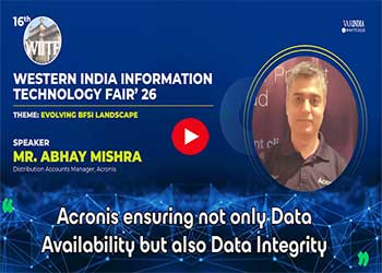 Acronis ensuring not only Data Availability but also Data Integrity