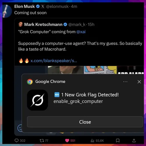 Elon Musk hints at launching ‘Grok computer’ very soon