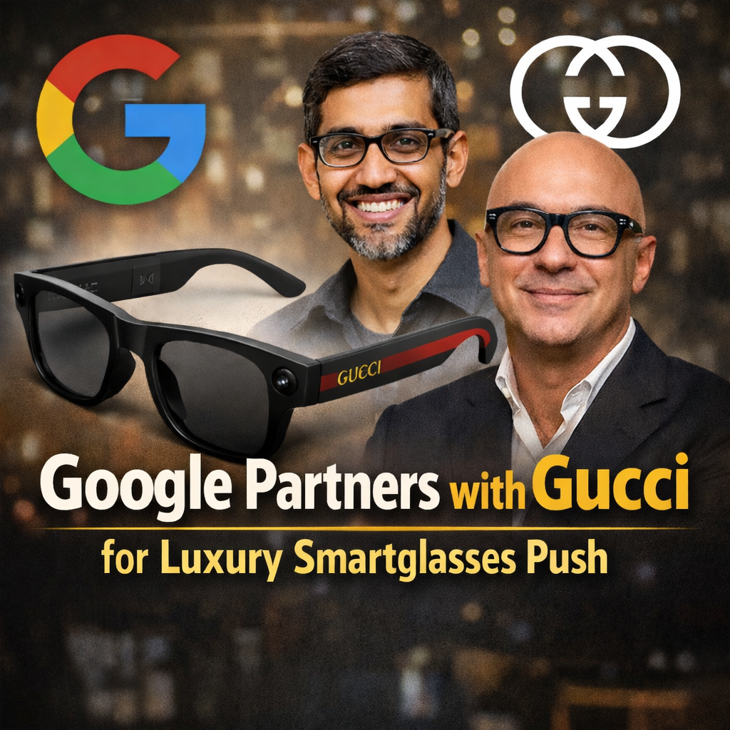 Google partners with Gucci for luxury smartglasses push