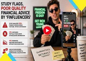 Study Flags, Poor Quality Financial Advice by ‘Finfluencers’