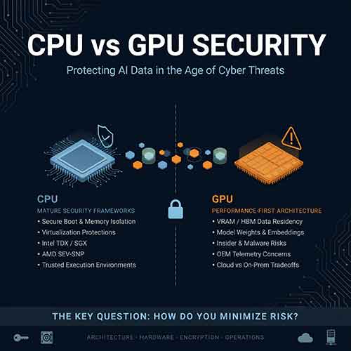 CPU vs GPU Security: Protecting AI Data in the Age of Cyber Threats
