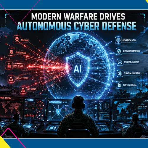 How Modern Warfare Is Accelerating Autonomous Cyber Defense