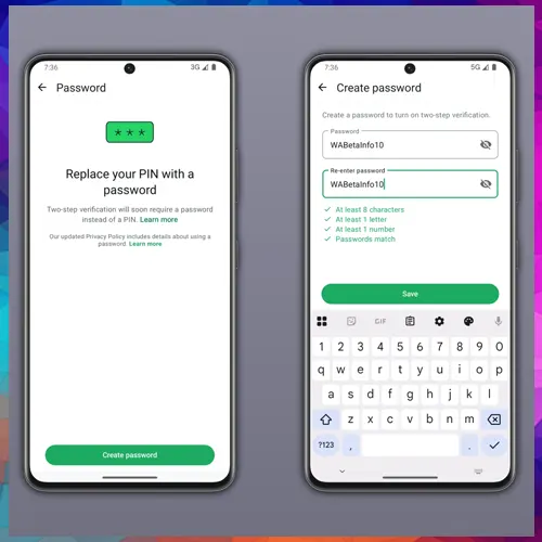 WhatsApp replaces six-digit two-step verification PIN with a new secure password option
