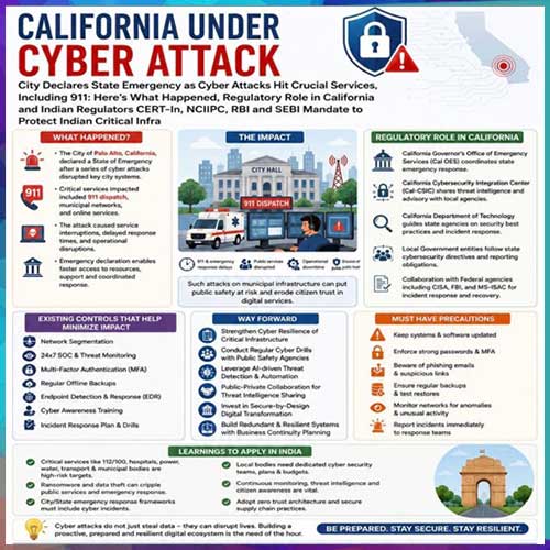 Cyberattack Forces California City to Shut Down Network