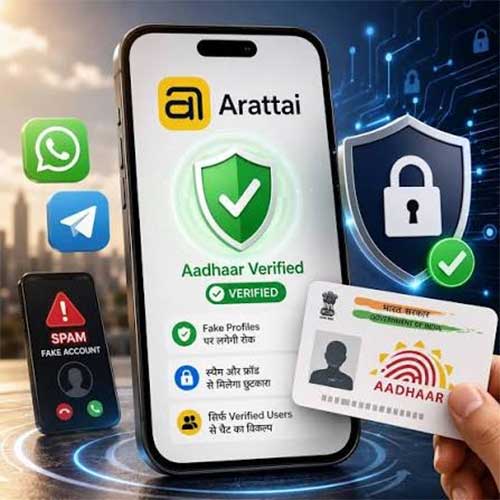 Arattai introduces Aadhaar app-enabled identity verification