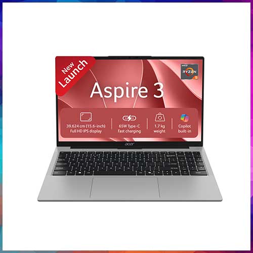 Acer launches Aspire 3 laptop with AMD Ryzen processors in India