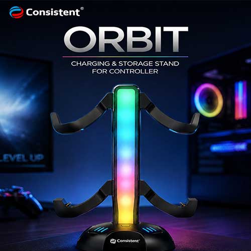 Consistent Infosystems launches ORBIT Charging & Storage Stand for gaming controllers