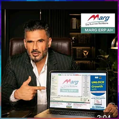 MARG ERP Selects Suniel Shetty as Brand Ambassador