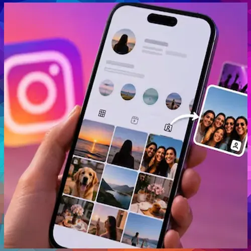 Instagram lets users add tagged posts directly to profile grid