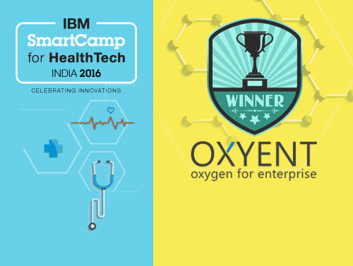 Oxyent wins IBM Smartcamp for Health Tech 2016