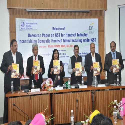 Broadband India Forum and EY releases paper on incentivising handset manufacturing under GST