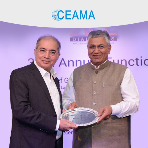 CEAMA honours Anil Khera with "Man of Electronics" award