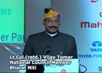 Lt.Col.(retd.) Vijay Tomar , National Council Member, Bharat Niti