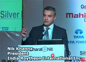 Nik Khanna, President, India Roytheon International Inc.