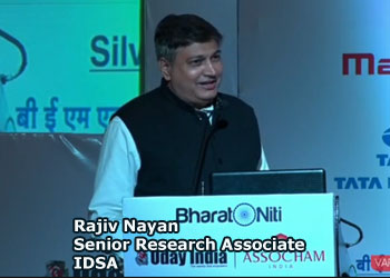 Rajiv Nayan, Senior Research Associate, IDSA