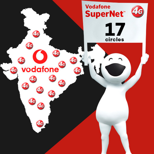Vodafone launches SuperNet 4G across 17 circles