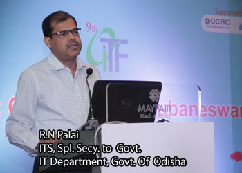 R.N Palai, ITS, Spl. Secy. to Govt., IT Department, Govt.Of Odisha at 9th OITF 2017