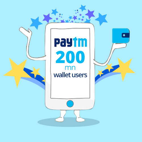 Paytm crosses 200 mn wallet users
