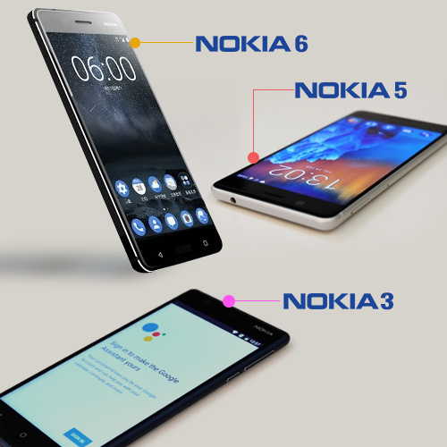 Nokia launches smartphones Nokia 6, Nokia 5, Nokia 3; Availability in Q2, 2017