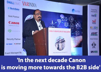 Devan Sarma, Assistant Director, Regional Business Head -West- Canon India at 8th WIITF 2018