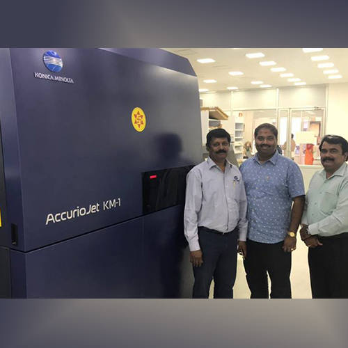 Konica Minolta installs first AccurioJet KM-1 inkjet press in Chennai
