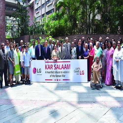 LG India pays homage to Korean War Veterans of India