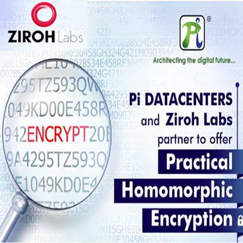 Pi DATACENTERS, along with Ziroh Labs, offers Practical Homomorphic Encryption