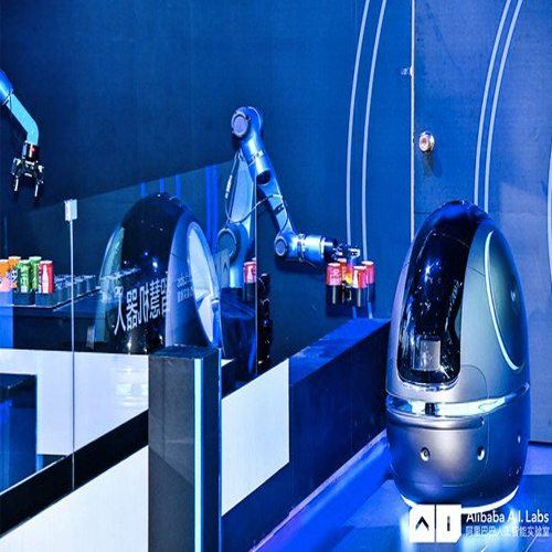 Alibaba A.I. Labs unveils Hospitality Robot Alibaba A.I. Labs unveils Hospitality Robot