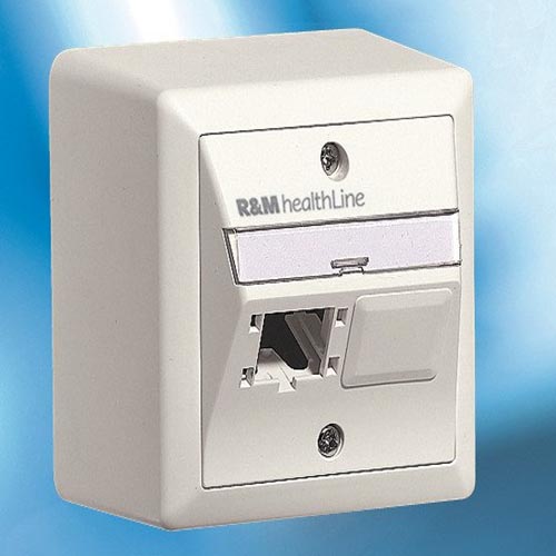 R&M increases Antimicrobial data outlets for R&MhealthLine cabling program
