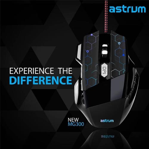 Astrum launches Gaming Mouse MG300, priced at Rs.1,049/-