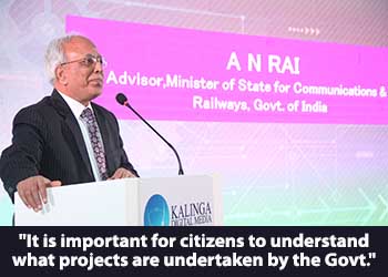 A N Rai, Advisor to Minister of State for Communications and Minister of State for Railways, Govt. of India at 17th Star Nite Awards 2018