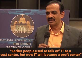 Balsubramanian N, Enterprise IT Applications Governance Support Security & Digital Disruption Professional, CLOUDNINE GROUP OF HOSPITALS at 9th SIITF 2018