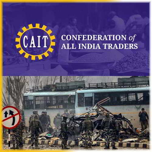 CAIT observes nationwide market bandh for Pulwama martyrs